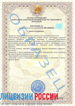 Образец сертификата соответствия (приложение) Орлов Сертификат ISO 27001